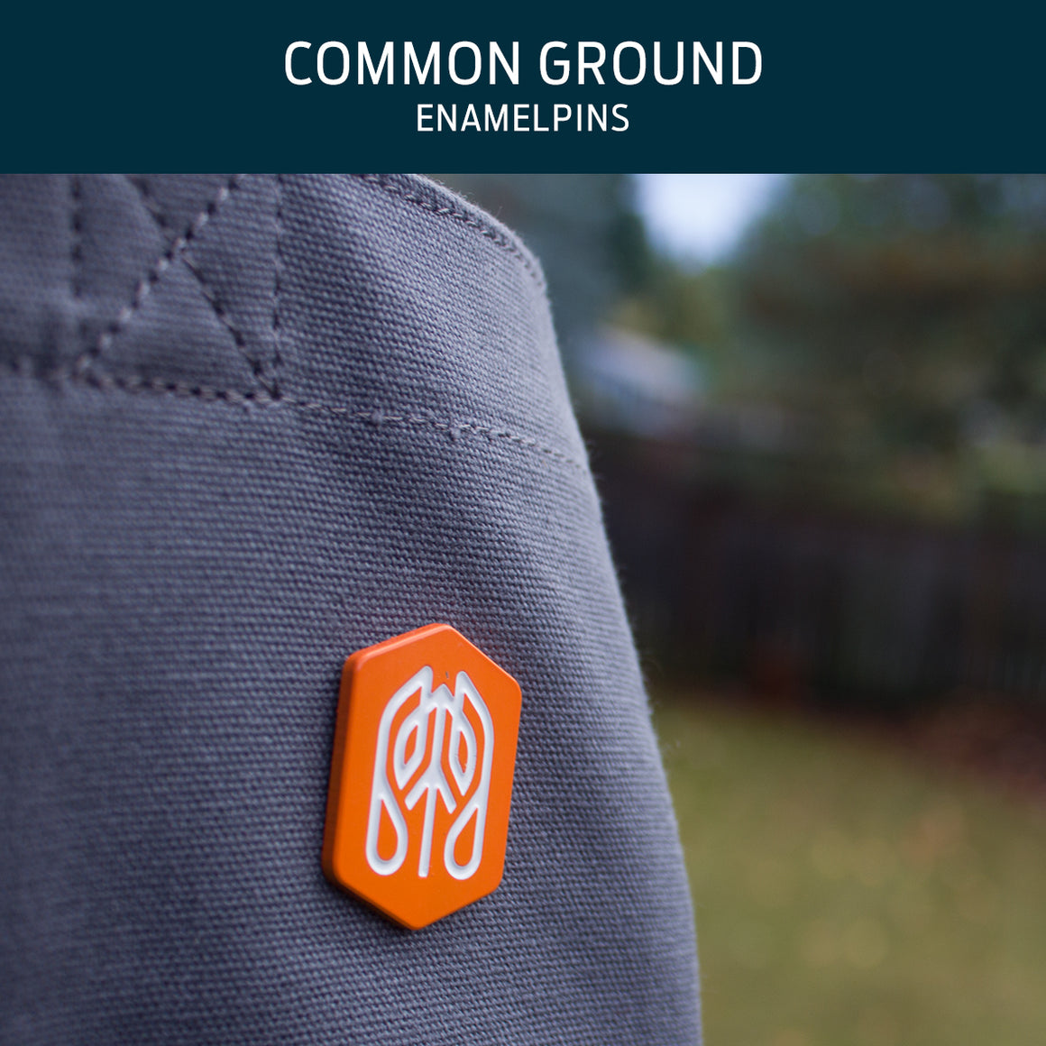 Common Ground Enamel Pins