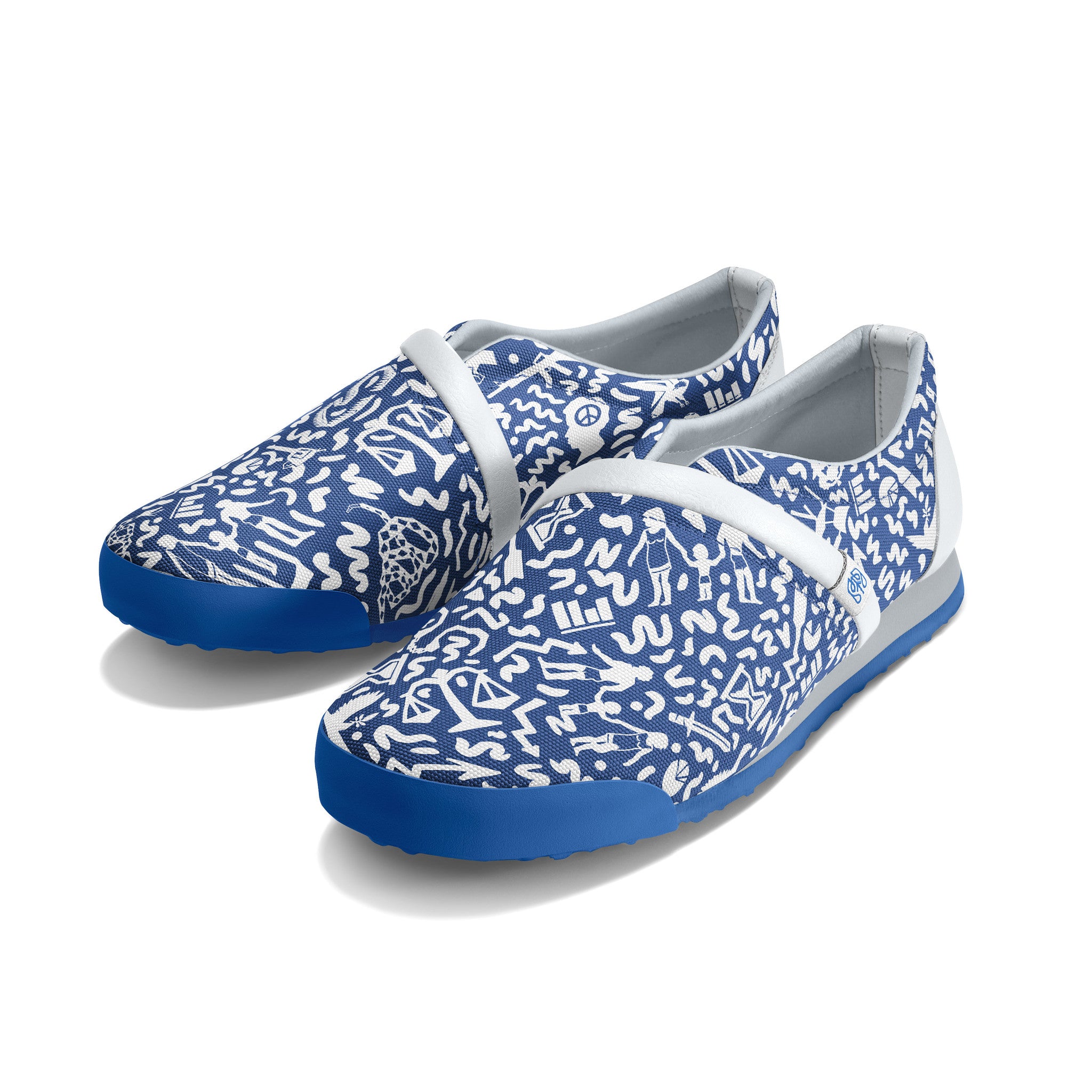 Strong_Blue - Common Ground Footwear Shoes Left Perspective View
