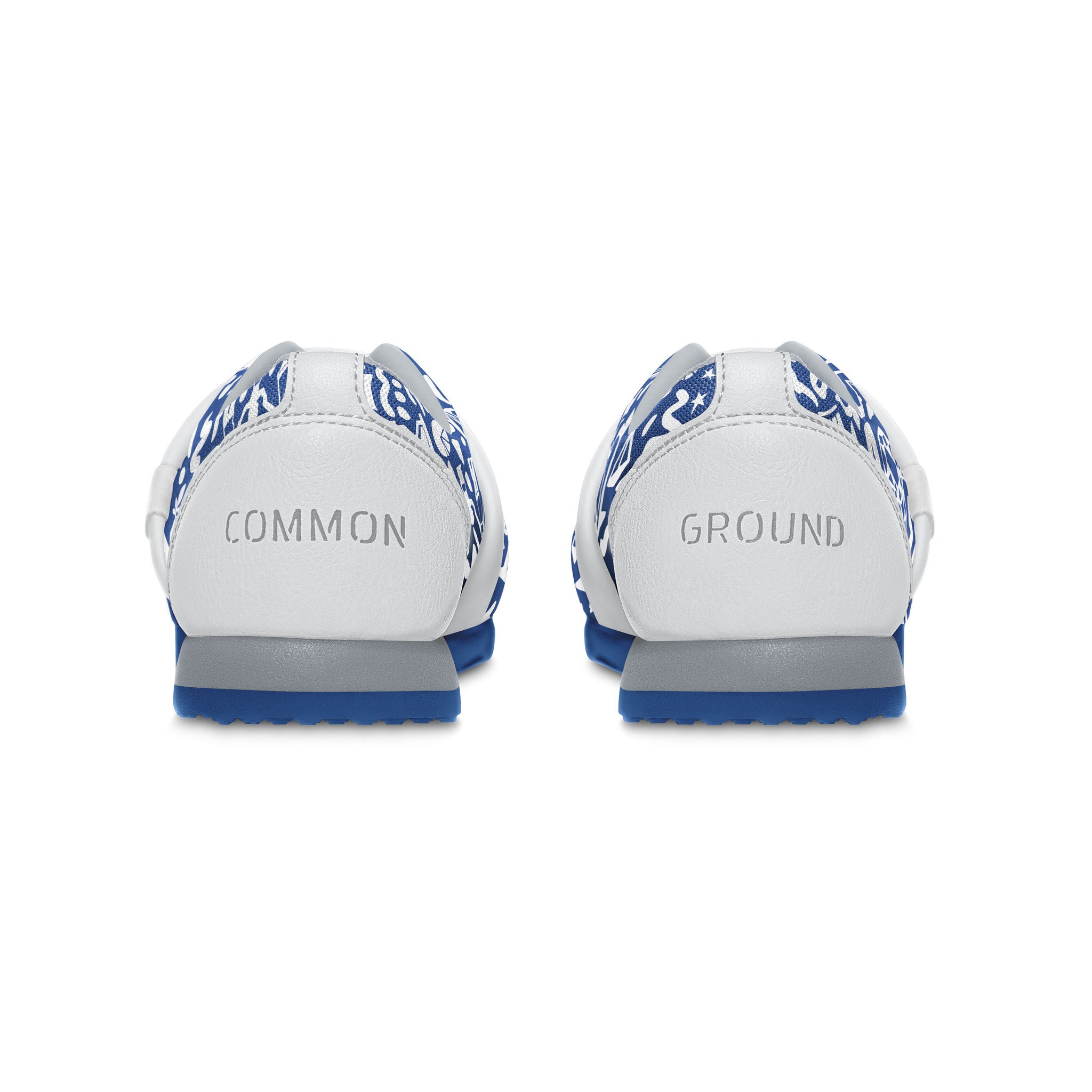 Strong_Blue - Common Ground Footwear Shoes Heel View