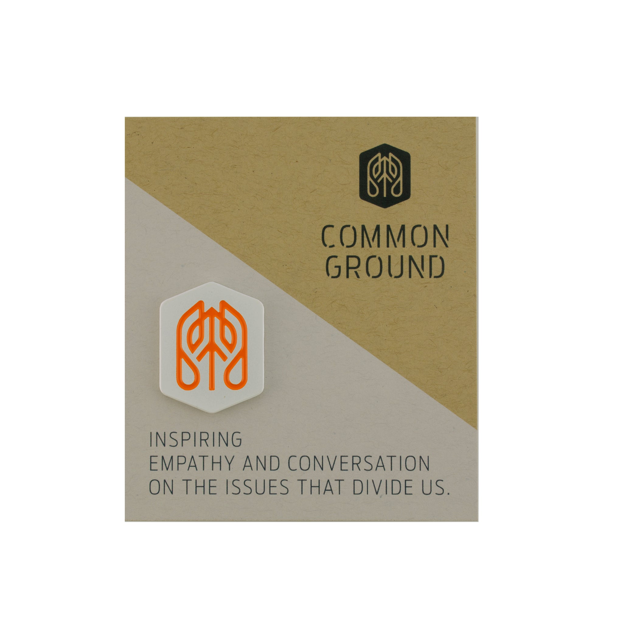 Common Ground Badge Pin | Communicate your Commitment to Progress