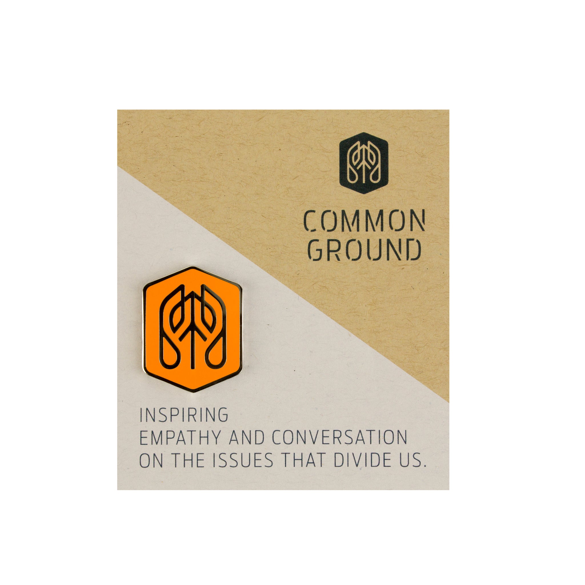 Vibrant_Orange - Common Ground Badge Pin Card View