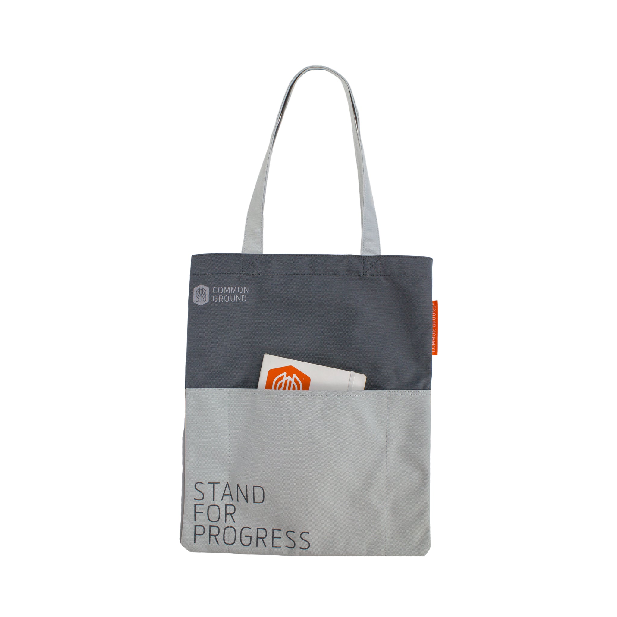 Castle_Rock - Common Ground Reading Tote Front External Pocket View