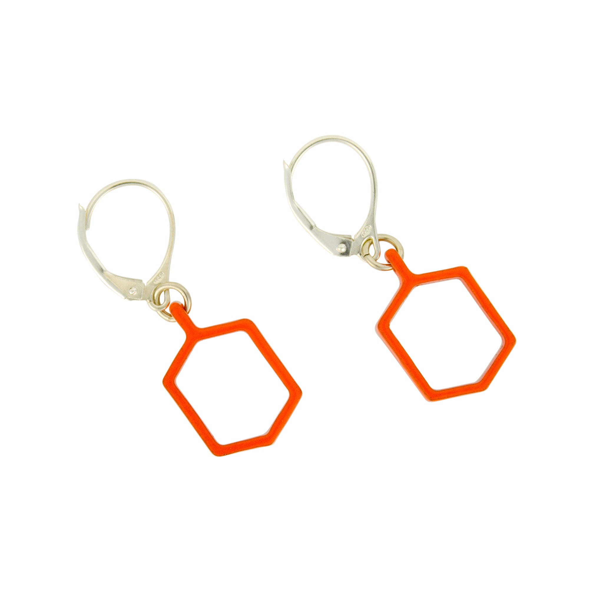 Vibrant_Orange - WITHIN x COMMON GROUND Earring Flat View