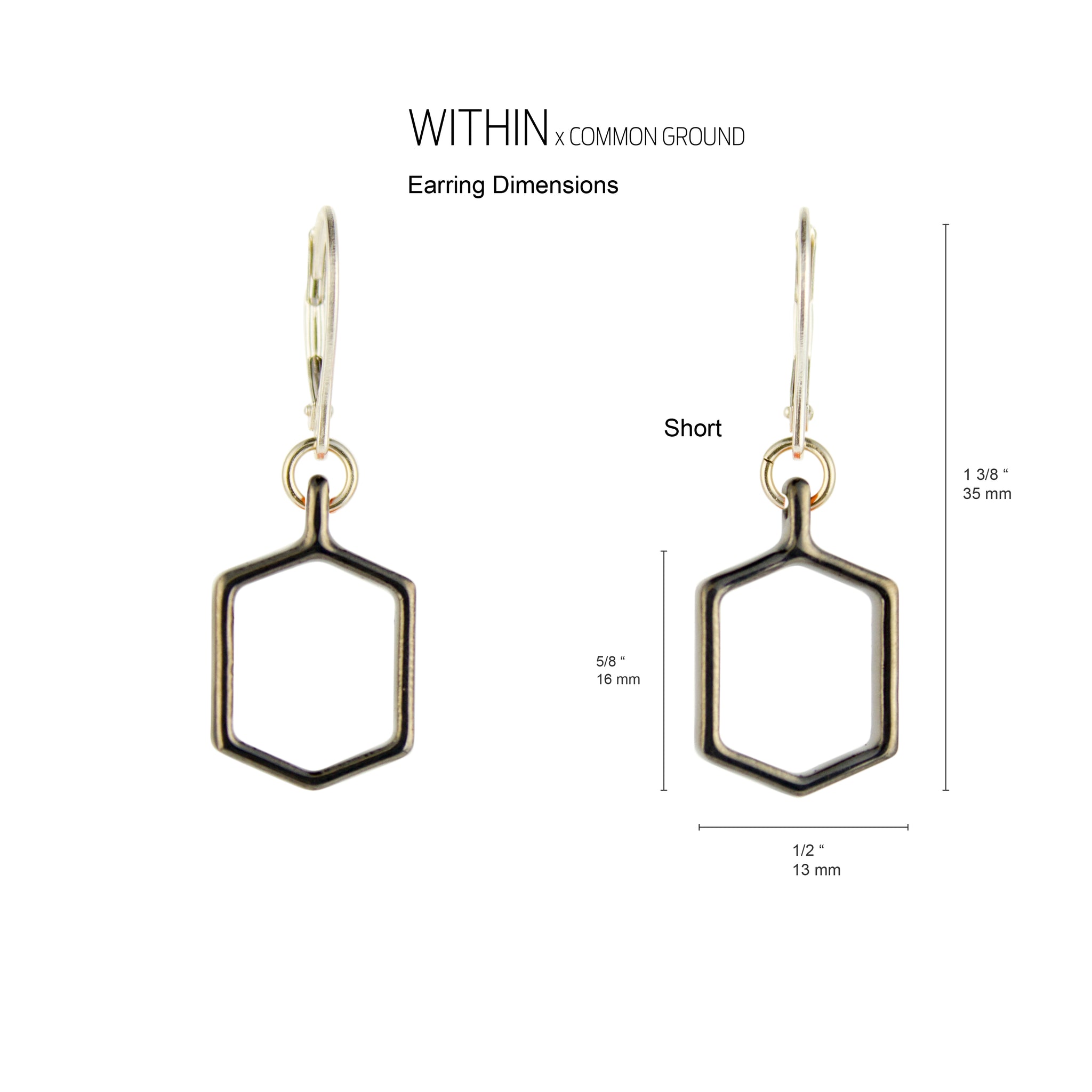 Super_Chrome - WITHIN x COMMON GROUND Earring Dim View